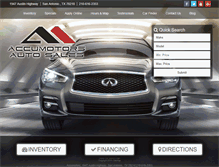 Tablet Screenshot of accumotorssa.com